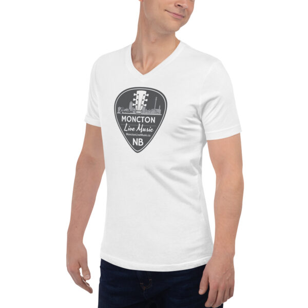 Unisex Short Sleeve V-Neck T-Shirt - Image 3