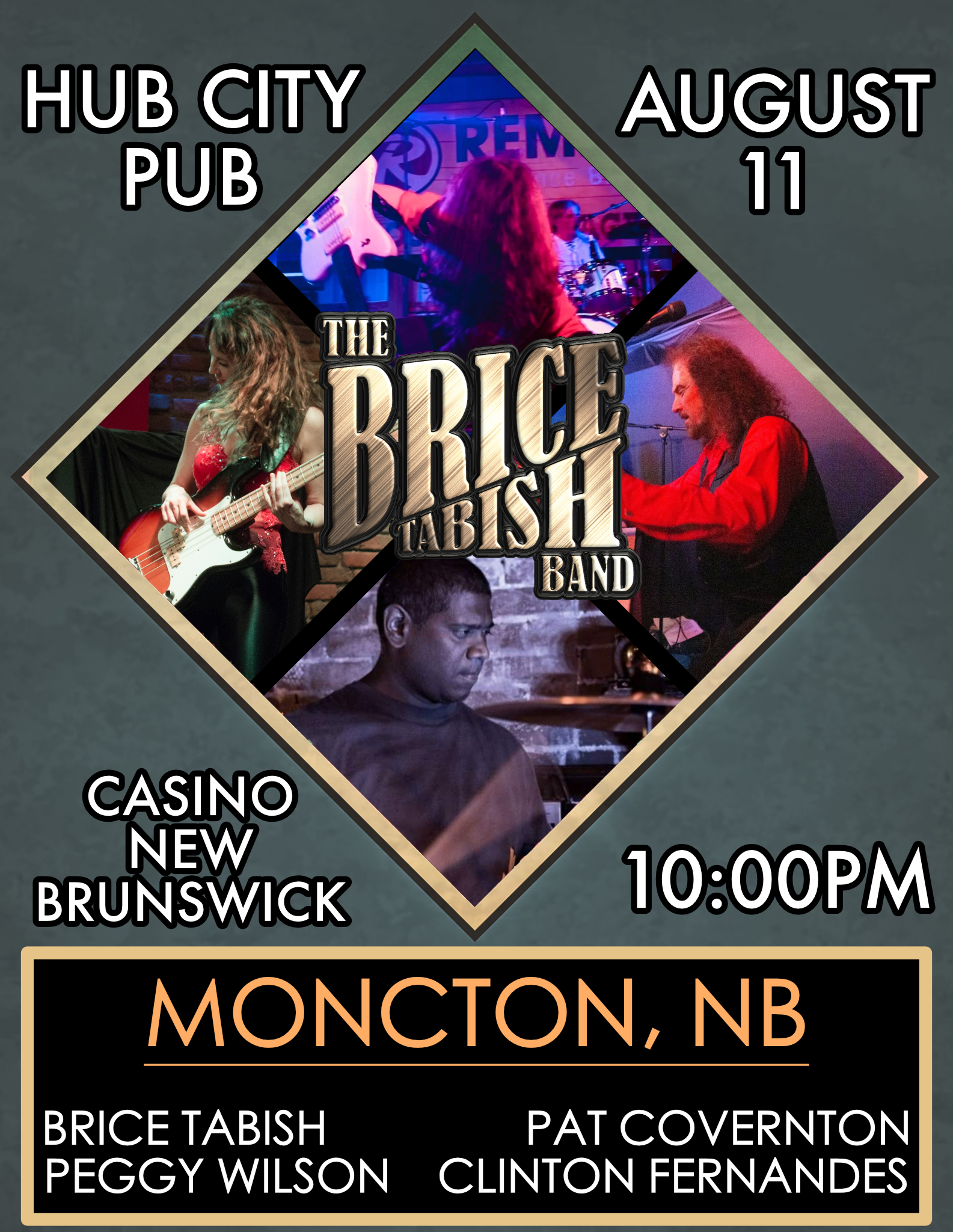 Brice Tabish Band | Hub City Pub (Casino NB)