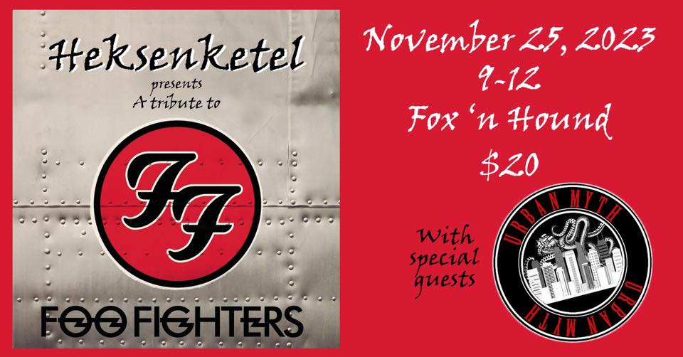 Heksenketel presents a tribute to the Foo Fighters