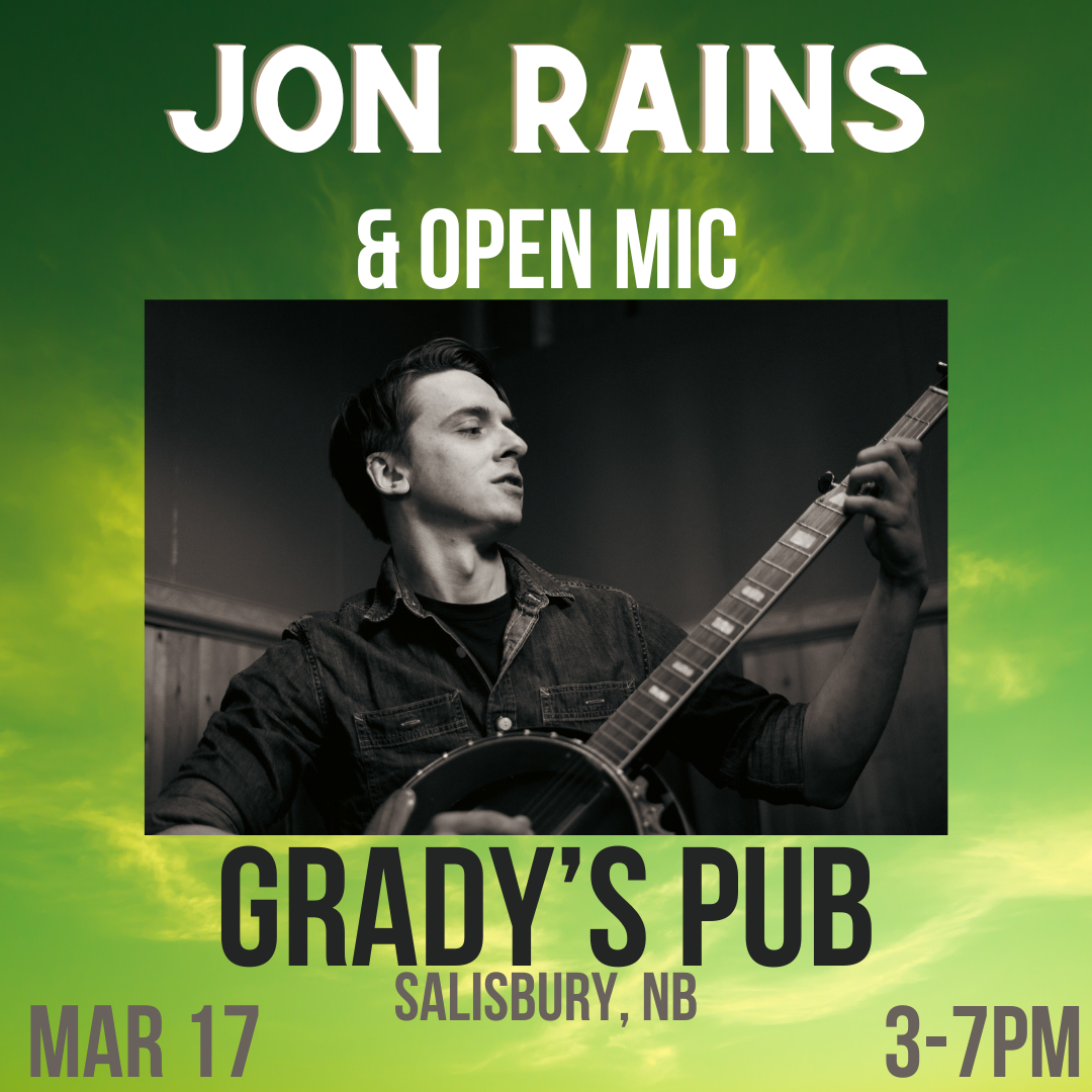 Jon Rains at Grady’s Pub (and Open Mic)