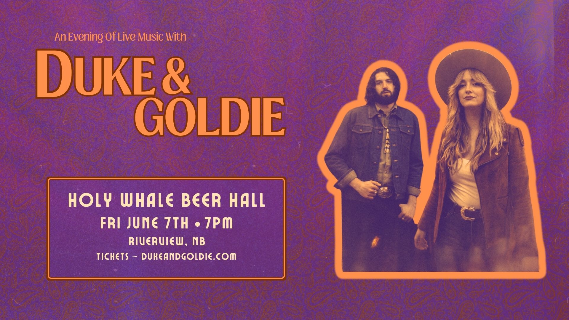 An Evening Of Live Music w/ Duke & Goldie