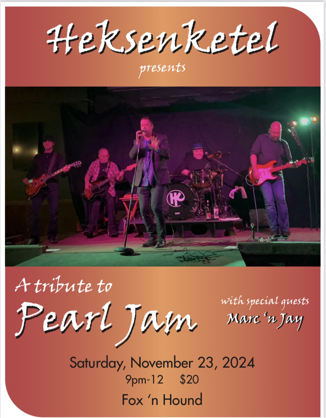 Heksenketel presents a tribute to Pearl Jam