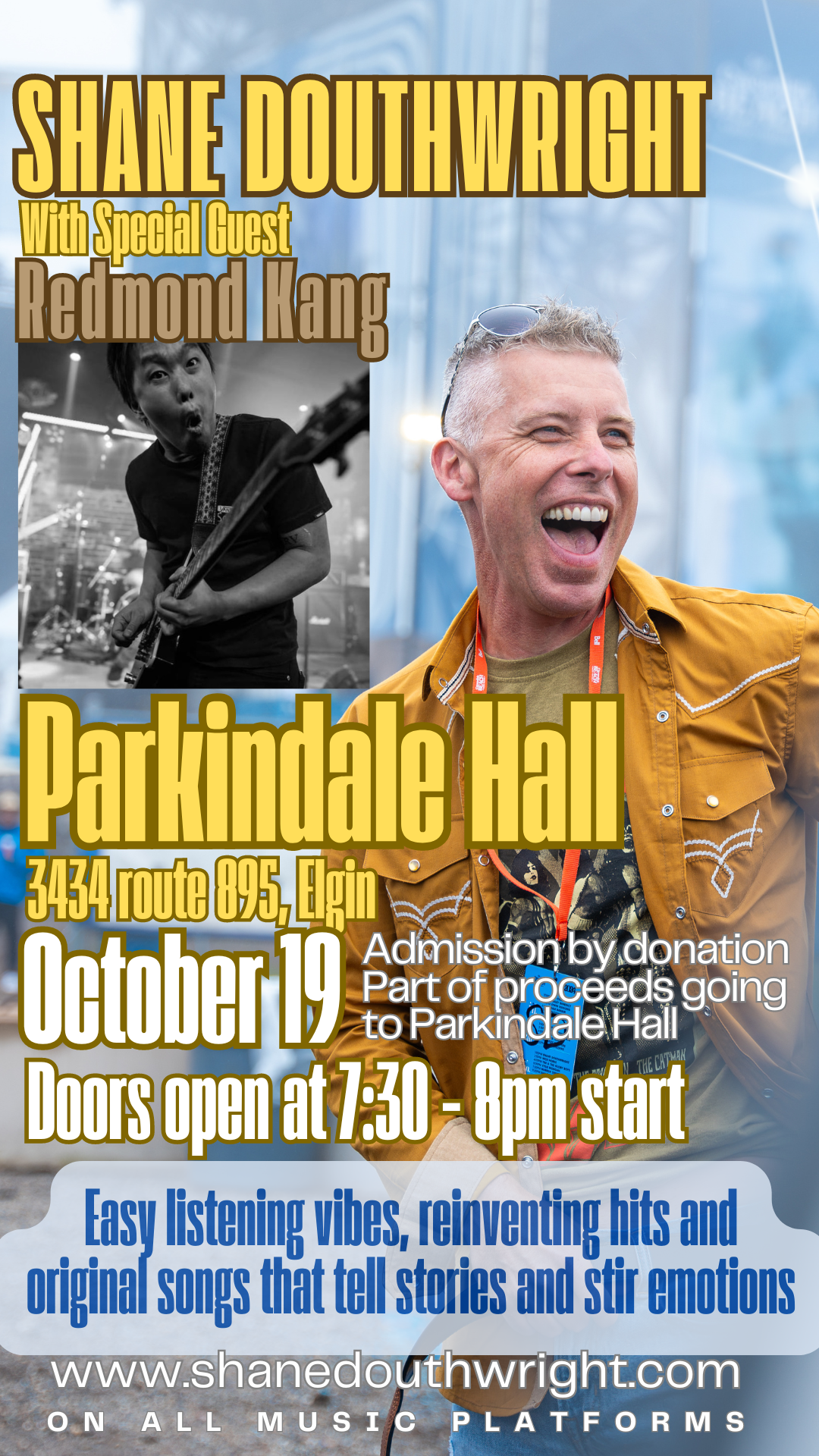 Shane Douthwright and Redmond Kang at Parkindale Hall