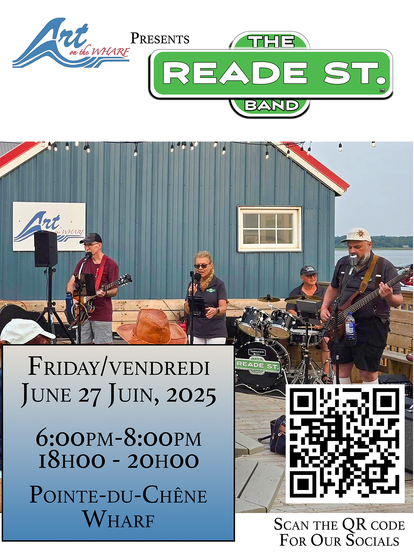 Reade Street Band @Pointe du Chêne Wharf